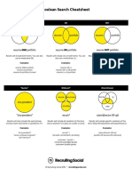 Candidate Sourcing Boolean Search Command CHEATSHEET