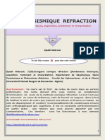 IMAGERIE SISMIQUE REFRACTION Fondements Théoriques, Acquisition, Traitement Et Interprétation