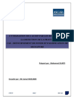 L'utilisation de L'audit Par Les Risques Pour La Détection de La Fraude Cas Détournement de Fonds PDF