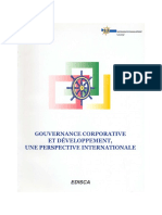 Gouvernance Corporative Et Développement, Une Perspective Internationale. Actes de La Conférence Int