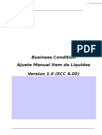 Ajuste Manual Dos Itens de Liquidez - FLQAM