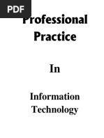 Professional Practice in Information Technology