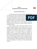 La Cooperacion Judicial Internacional Tema 19