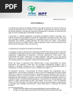 Nota da PFDC sobre diálogos da Lava Jato