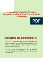 Medidas Del Bienestar, VC, VE y EC