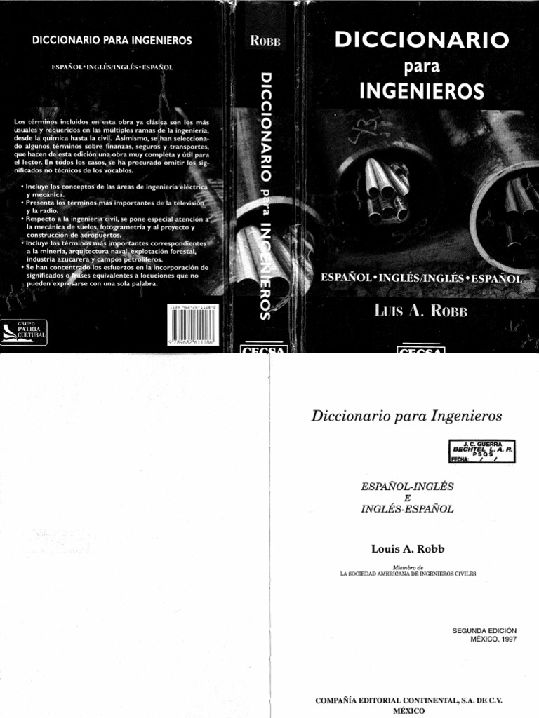 Diccionario para Ingenierios, PDF, Publicación