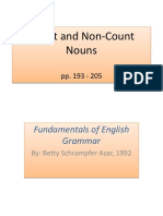 Count- And Non-Count Nouns
