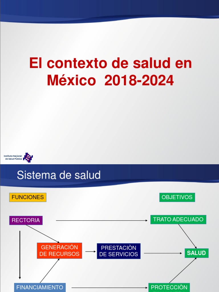 El contexto del sistema de salud en México 2018-2024 | PDF ...
