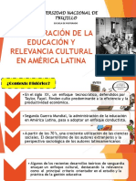 Administración de La Educación y Relevancia Cultural en America L