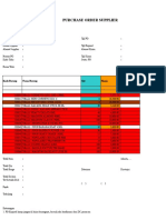 Purchase Order Supplier