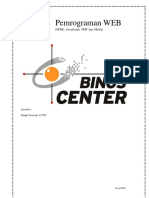 Dasar Pemrograman Web BINUS CENTER