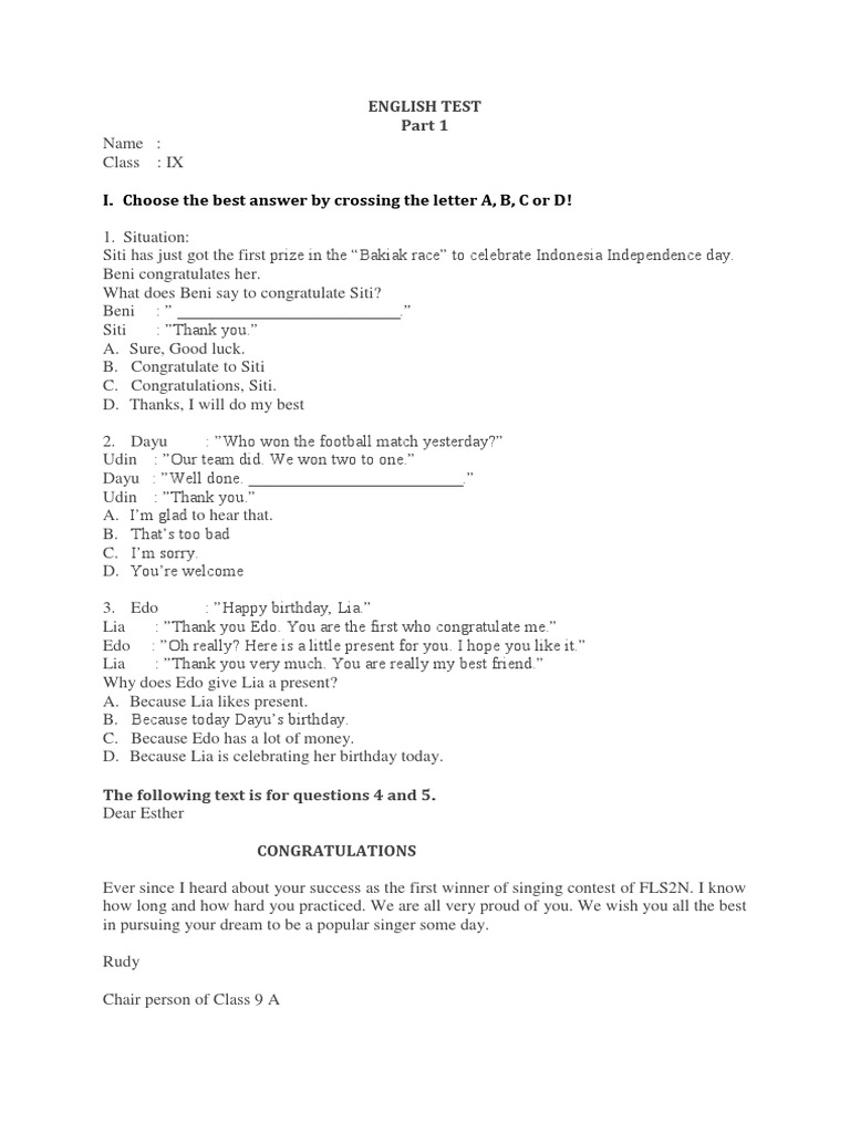 Soal Klas 9 Sem 1 Uh 1 Mobile Phones Ginger