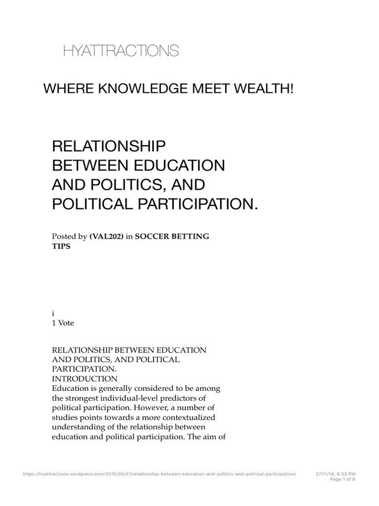 Politics intelligence overview