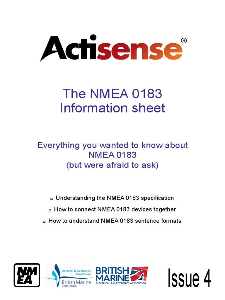 NMEA 0183 Rx Sentence to NMEA 2000 Tx PGN List - ONWA Marine