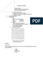 Lesson Plan in Science 8 I. Objectives