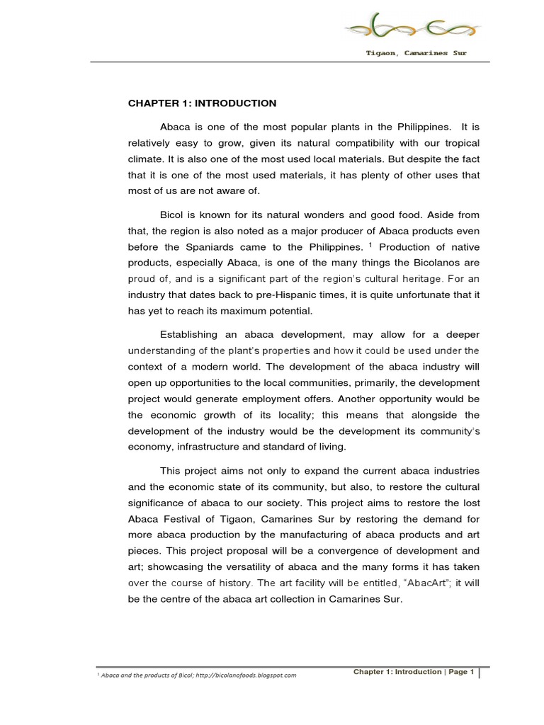 Chapter 1 Thesis | PDF | Nature
