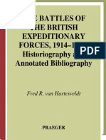 Fred R. Van Hartesveldt - The Battles of The British Expeditionary Forces, 1914-1915 - Historiography and Annotated Bibliography (Bibliographies of Battles and Leaders) - Praeger (2005) PDF
