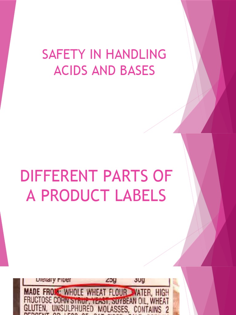 Safety in Handling Acids and Bases | PDF
