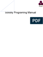 Solidity Programing Manual