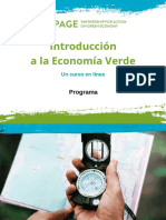 Programa Introducción A La Economía Verde