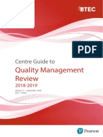 Centre Guide To Quality Management Review 2018 19 Final