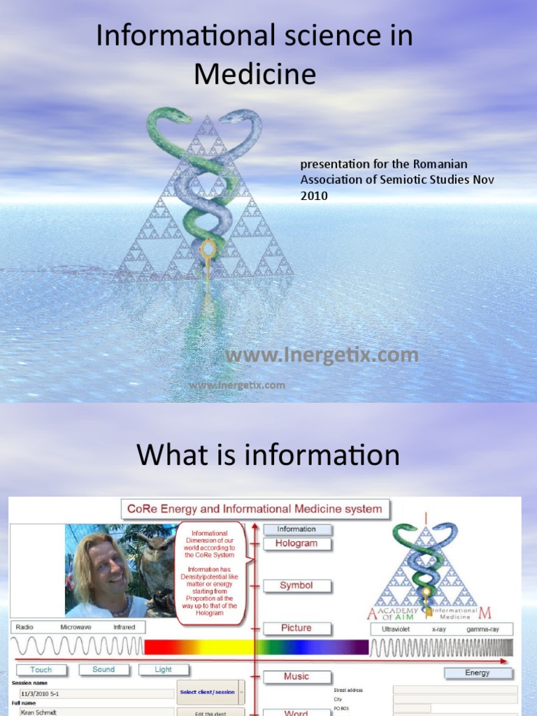 Informational Science in Medicine | PDF | Information | Science