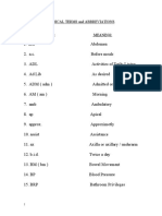 Medical Abbreviations Guide