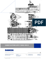 Damen Platform Supply Vessel 3300 E3 Specs