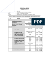 Internal Memo Jam Kerja Karyawan