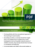 Teaching Strategies in Economic Education
