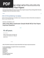 SPSC FPSC BPSC Headmaster Sample Model MCQs Past Papers Important Questions _ Download PPSC FPSC NTS PTS UTS OTS ITS Solved MCQs Past Papers2017,2