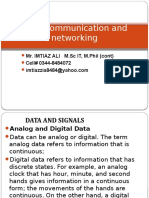 Data Communication and Networking: Mr. IMTIAZ ALI M.SC IT, M.Phil (Cont) Cell# 0344-8484072