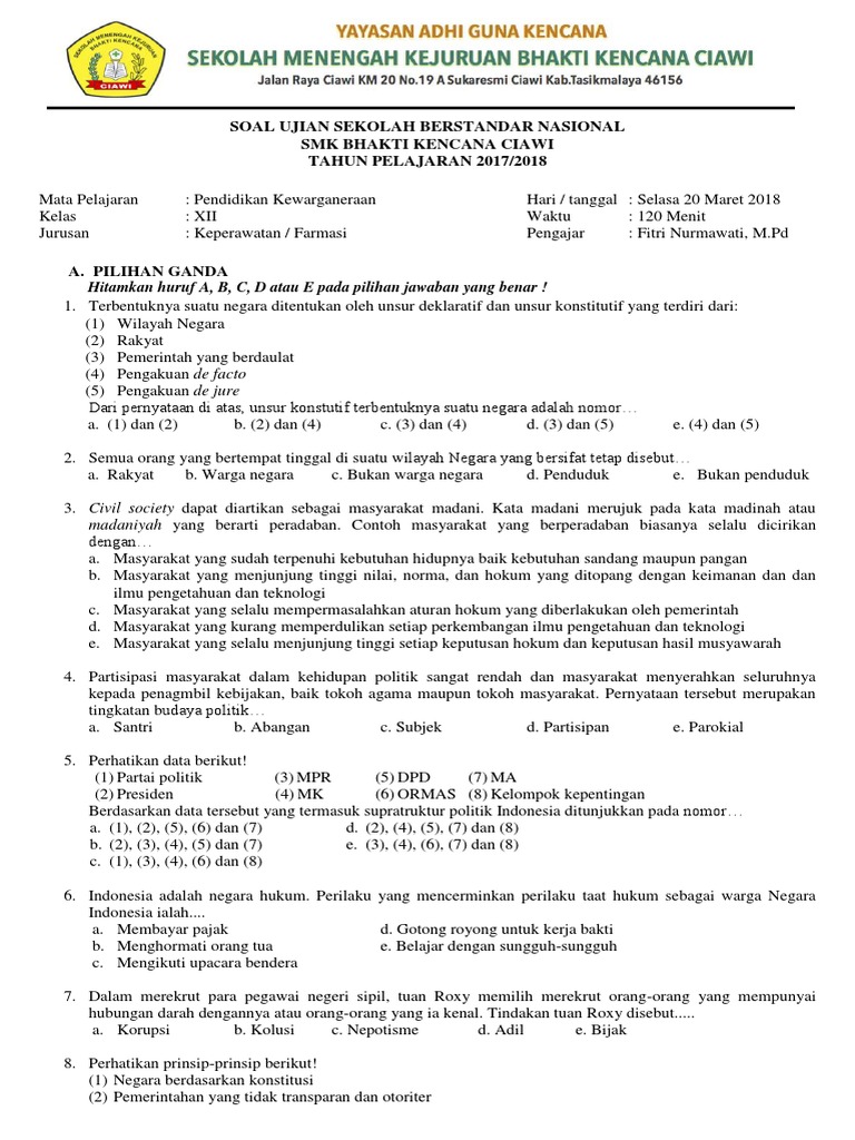 02 Usbn Pendidikan Kewarganegaraan  PDF