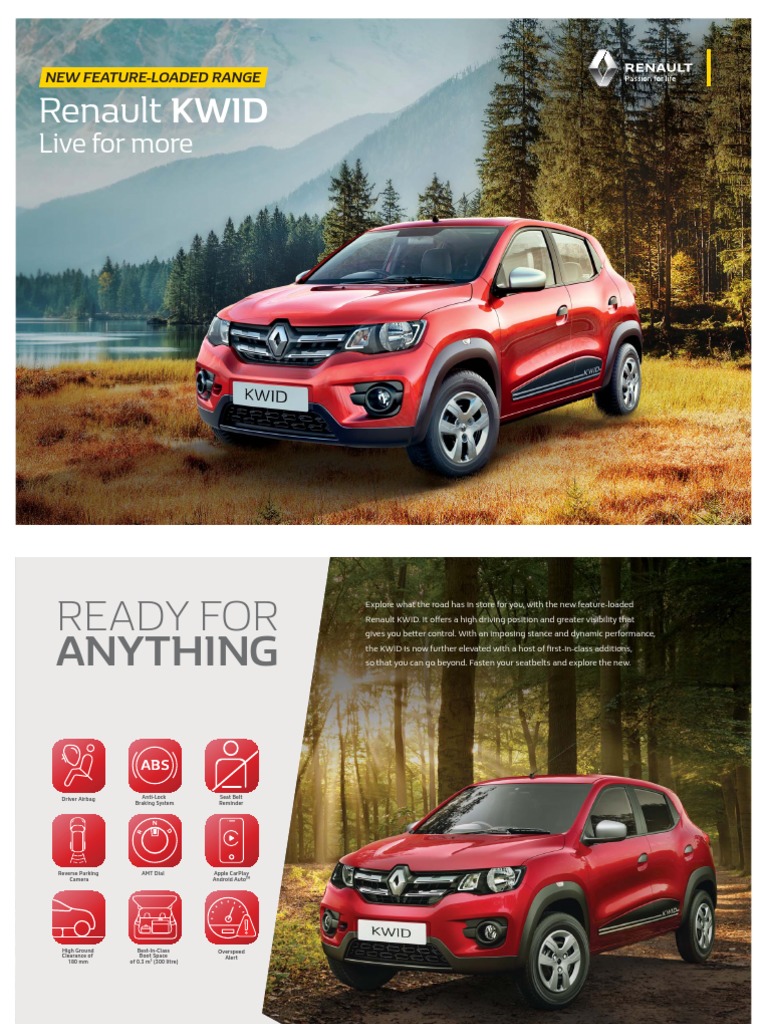 Renault KWID: Feature-Packed SUV | PDF | Anti Lock Braking System ...