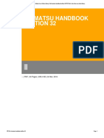 Download Komatsu Handbook Edition 32 PDF