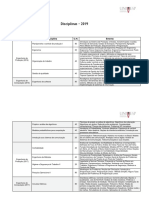 Ementas - Disciplinas - 2019 PDF