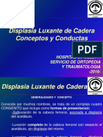 Clase Displasia Luxante de Cadera