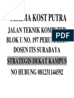 Terima Kost Putra