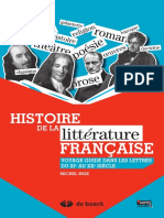 Histoire de La Littérature Française