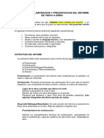 Guia para La Elaboracion Del Informe de Vista A Obra PDF