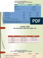 Rencana Jadwal Simulasi Ujian Nasional Berbasis Komputer Desember 2018 Tidak Wajib NO Kegiatan Periode 1 Periode 2