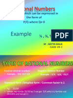Numbers Which Can Be Expressed in The Form of P/Q Where Q 0