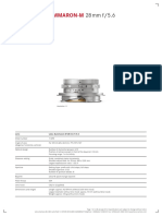 Datenblatt Summaron-M+5.6 28mm E+