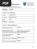 Part 1 Eligibility Form Filled