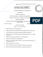 12.dynamics of Machinery 2004 2007 5th Sem Mechanical Engineering Me 1301 070210002 April May 2015