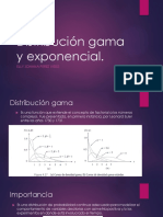 Distribución Gama y Exponencial