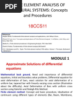 Finite Element Analysis of Structural Systems