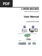 LWEB-802 - 803 User Manual