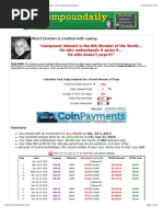 Compound Interest Is The 8th Wonder of The World... He Who Understands It It... He Who Doesn't It!