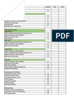 Villa Construction Program Gantt Chart